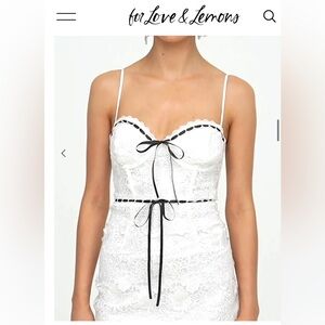 for love and lemons lace mini dress
